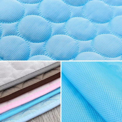 Self-Cooling Mat Dogs Cats | Non-Toxic Cooling Pad | Washable | Grey 40x50cm