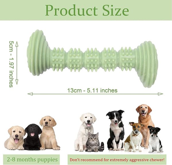 Dog Toy Chew Toy for Small and Medium Dogs - Dog Toothbrush Dental Care Teeth Cleaning - Puppy Teething Chewing Toy Pack of 3